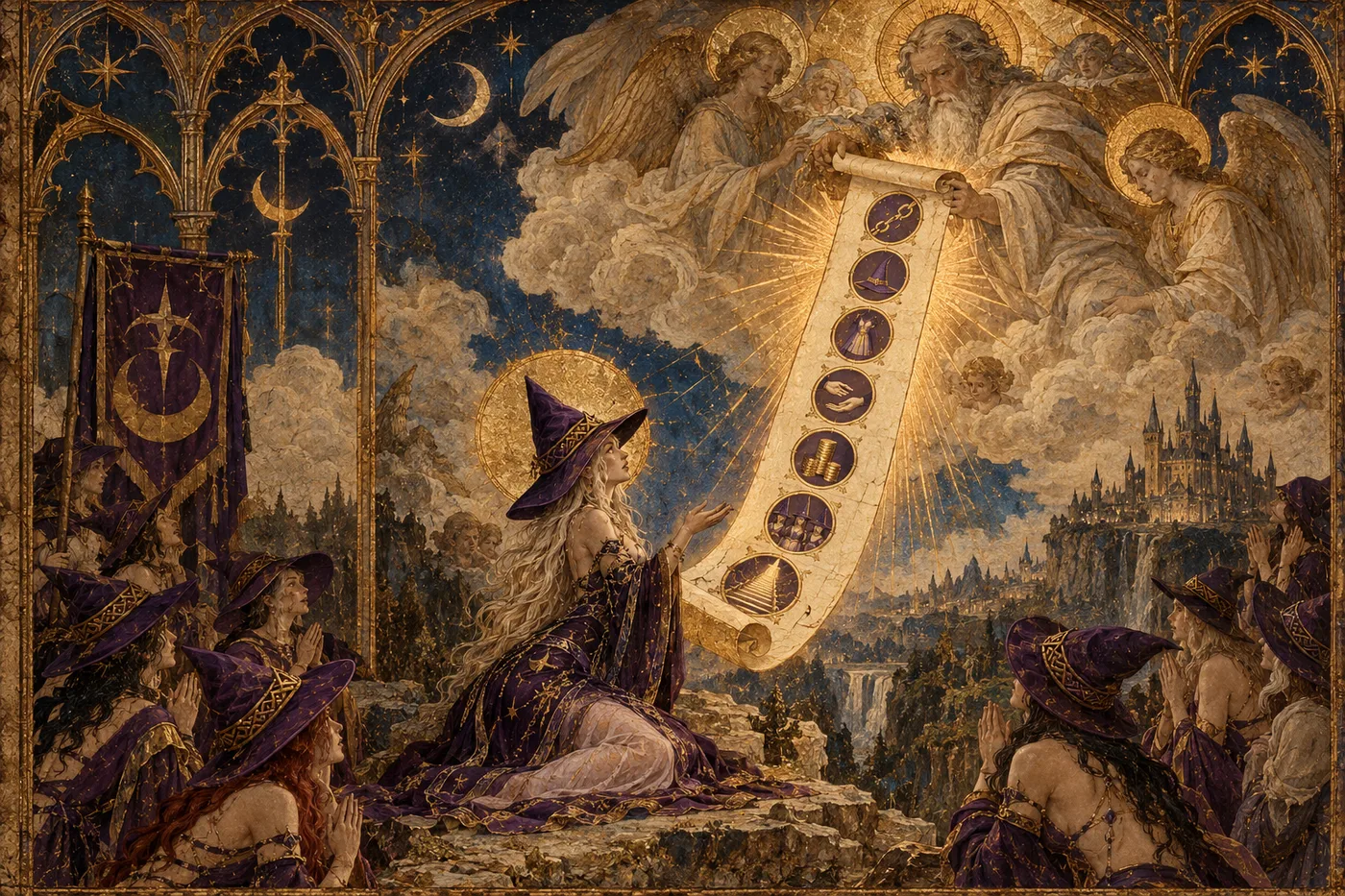 The Revelation: the scroll of the Seven Laws, as it was once given to the First Darling