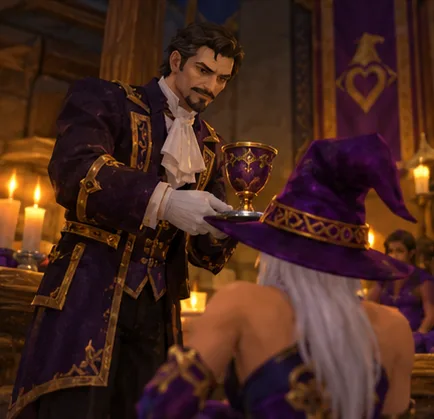 Serving a Darling, as is only proper